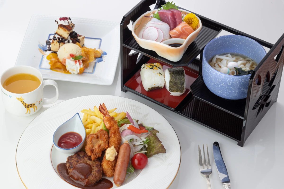 【老舗ホテルの特別プラン】神戸ビーフの陶板焼や季節の食材を使った和洋折衷8品【六甲】コース＋メッセージプレート付き 4