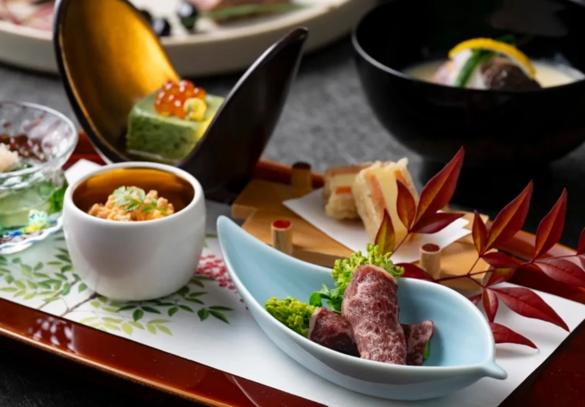 【4名様～8名様向け 個室確約 お祝いプラン】こだわりの季節の懐石料理～お祝いコース～+乾杯グラススパークリングワイン★遠方からのお集まりに最適！品川駅徒歩5分グランドプリンスホテル新高輪の写真 3