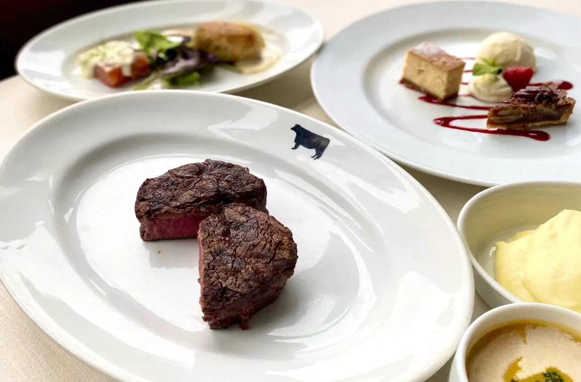 【4～24名様／個室確約★顔合わせランチ】2種から選べる本格ステーキコース＋乾杯ドリンクで新たな家族の誕生を祝う贅沢ランチ 料理