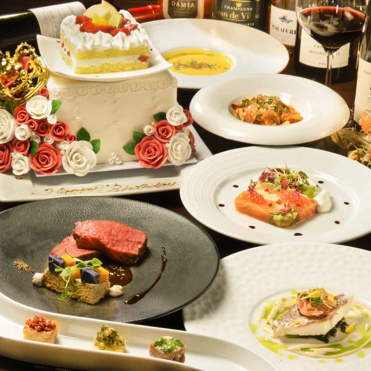 最高位 フレンチ＆イタリアンディナー