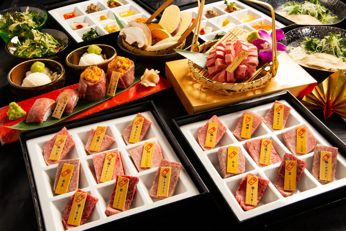 【個室確約×アニバーサリープラン】飲み放題付★仙台牛の芸術・食べ比べ9種含む贅沢焼肉コース×メッセージ付きプレート★仙台駅から徒歩3分！心に残る至福体験の写真 5