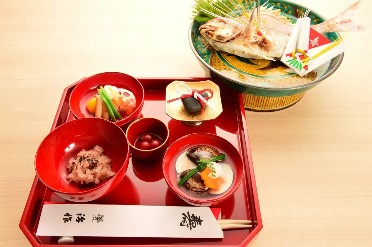 お祝い会席プラン＋お食い初め膳＋祝い鯛＋乾杯酒 4
