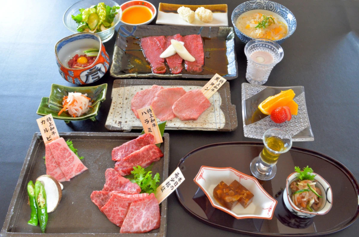 A5ランクの厳選和牛を堪能する焼肉会席