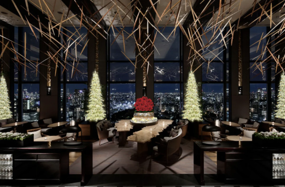 12月1日〜23日限定【地上130m★夜景を望む非日常空間×クリスマスディナープラン“Early Christmas”】美食の饗宴★キャビアやフォアグラ、牛フィレ肉のメインディッシュを含む贅沢なフルコース“ビバーチェ”＋乾杯用シャンパン〜品川プリンスホテル39階★JR品川駅徒歩2分の写真 2