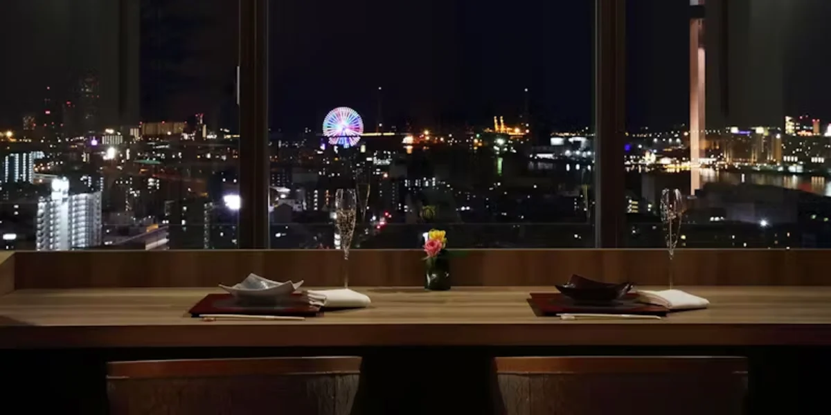 【半個室確約 プロポーズプラン】和会席or和フレンチコース+乾杯ドリンク+メッセージ付きデコレーションケーキ+21輪のバラの花束★アートホテル大阪ベイタワー高層階の特等席でプロポーズ★の写真 2
