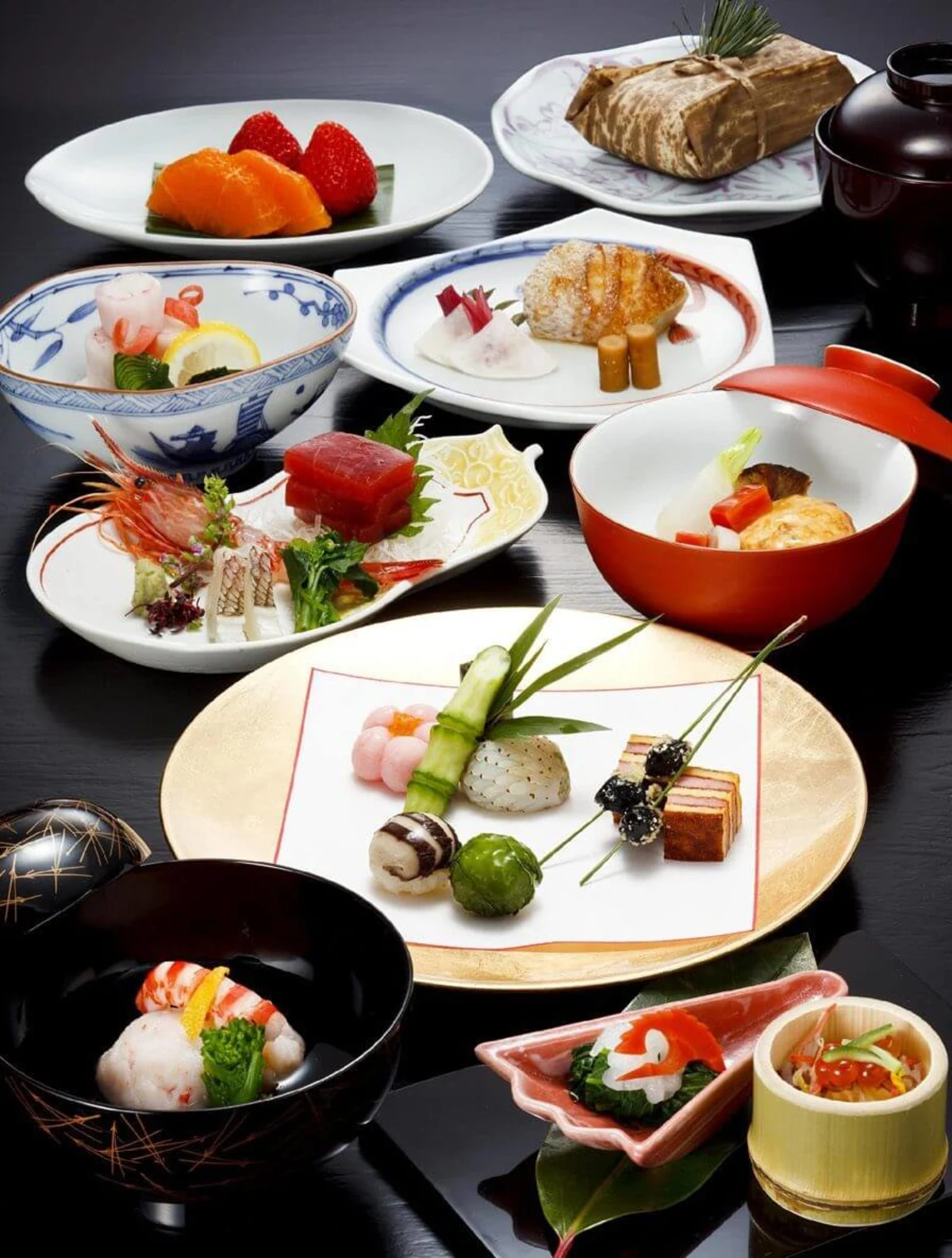 Anny限定!大きな窓付き個室無料★【個室確約×お食い初めプラン】旬の食材を使用したお祝い加賀会席+お食い初め膳(別途料金)★汐留の25階にある日本料理店で大切なお子様の成長を願うお祝いの写真 4