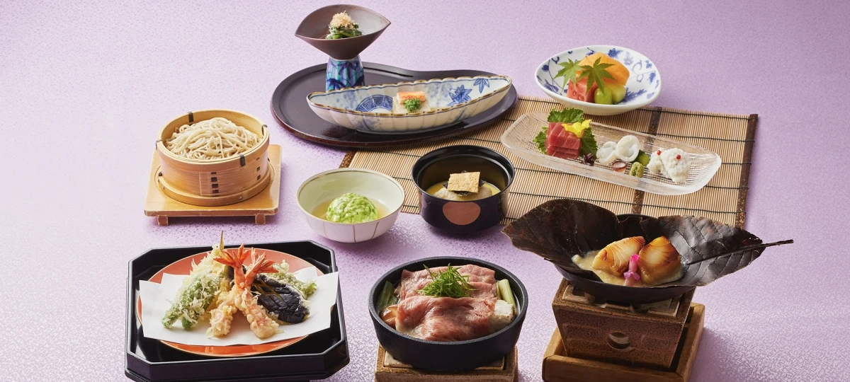 特別な夜を彩る美食のひととき★心尽くしの逸品を贅沢に堪能 | 【最大10名様 / 個室確約★お祝いディナープラン】メインと食事を選べる“和楽御膳”全7品＋乾杯ドリンク＋メッセージ付きプレート★優美な上質空間で堪能する極上の日本料理〜ロイヤルパークホテル / 水天宮前駅直結