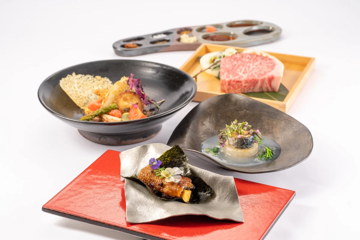 【プロポーズプラン】神戸牛や伊勢海老を堪能する鉄板焼ディナー全9品+乾杯グラススパークリングワイン+メッセージプレート★憧れのホテル ラ・スイートで港夜景をバックに愛を誓う★の写真 4