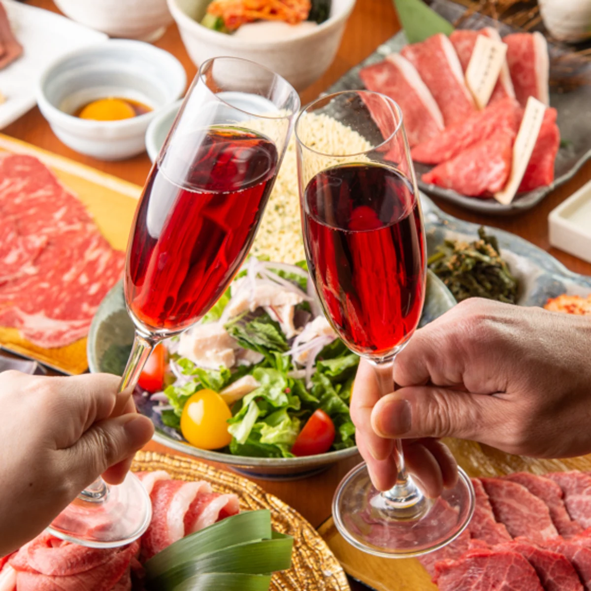 【個室確約 還暦・ご長寿プラン】全10品焼肉ディナー+飲み放題+メッセージプレート★仙台駅至近★の写真 2