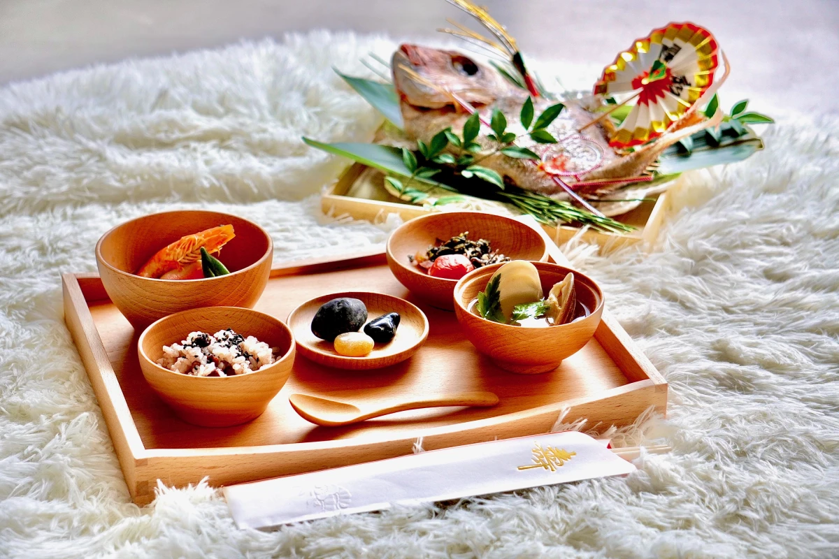 お食い初め膳　￥5,500-
