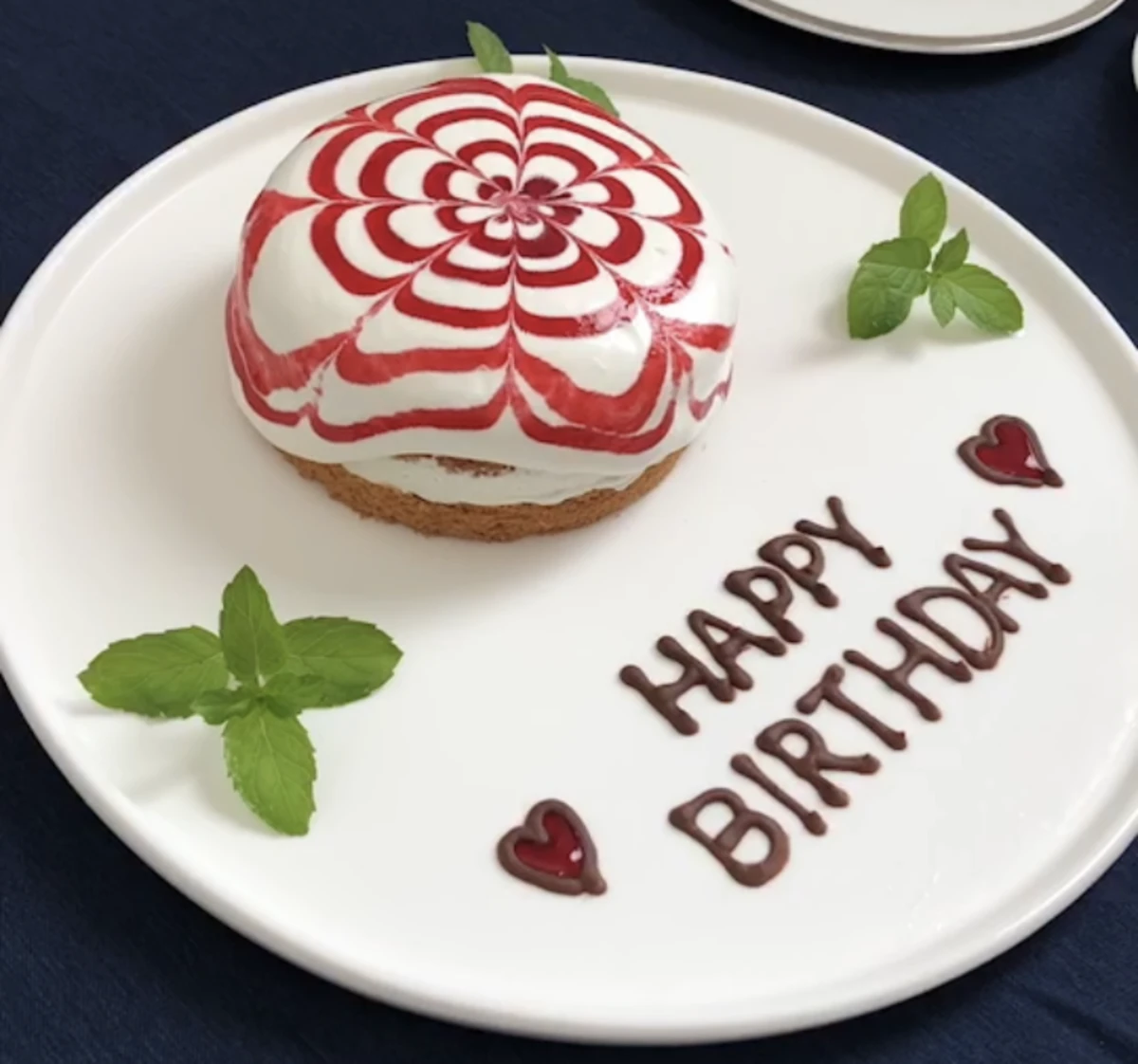 メッセージ付きケーキプレゼント
