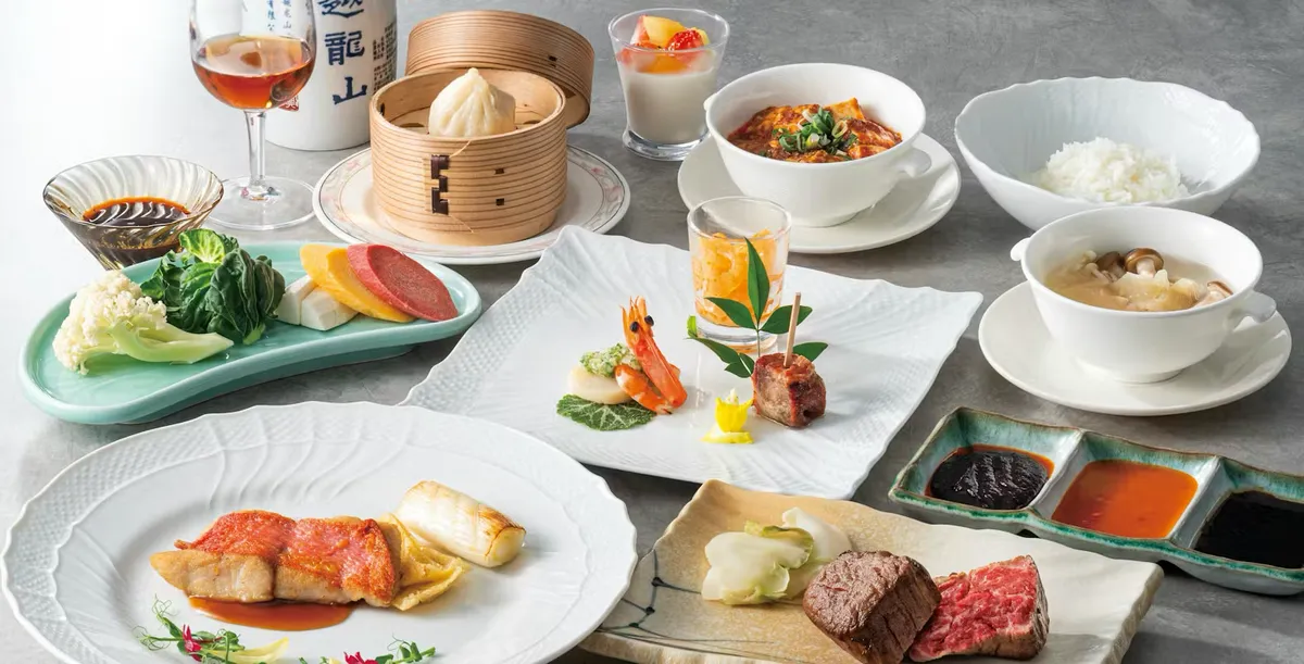 【異国情緒漂うホテルで叶える記念日ディナープラン】重慶飯店が創る中華鉄板焼〜フカヒレスープや希少な相州牛ロースを堪能★乾杯ドリンク＋メッセージ付きホールケーキ★元町・中華街駅徒歩1分 / ローズホテル横浜の写真 4