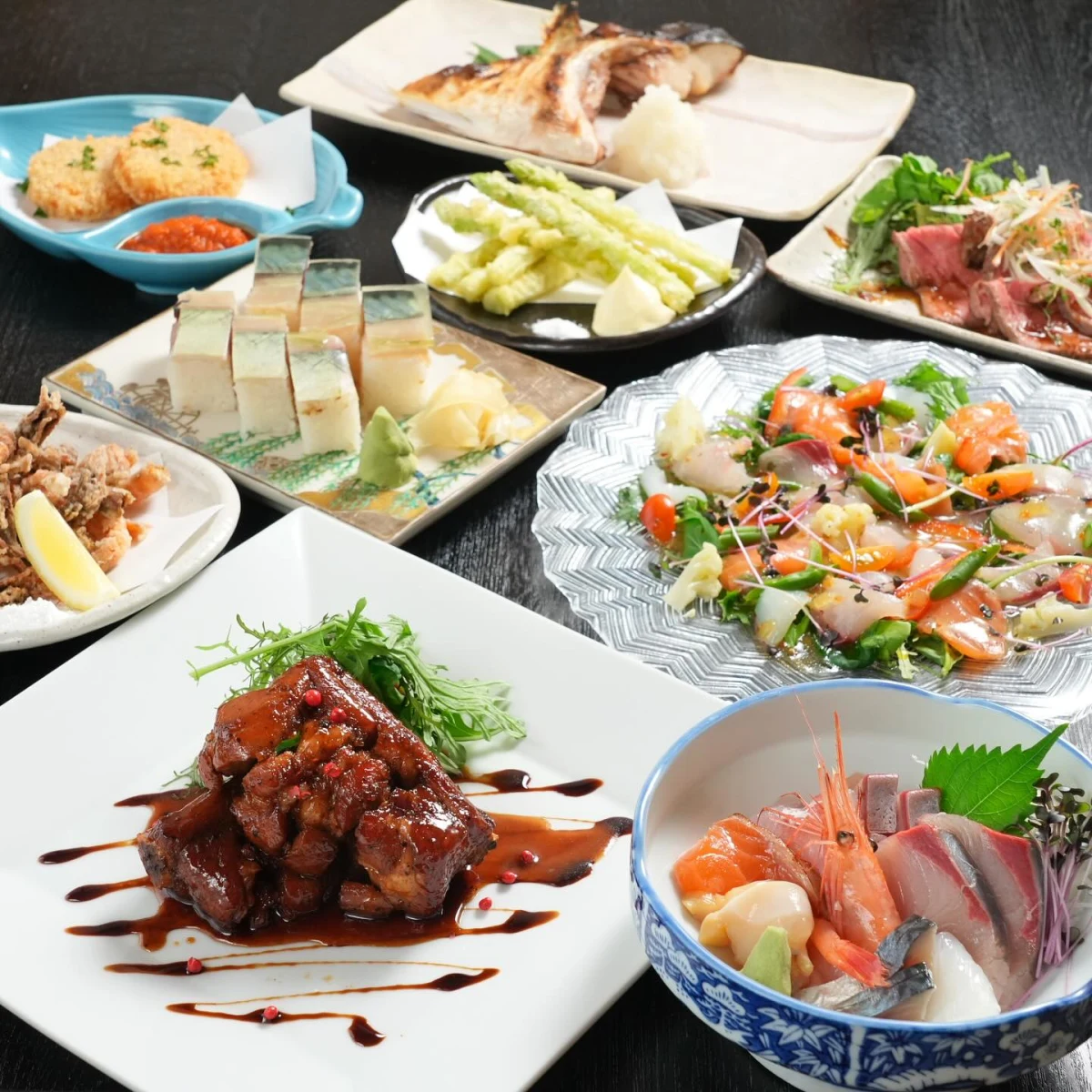 福井の旬を味わう、店主おまかせの贅沢和食コース
 | 【Anny限定 アニバーサリーディナープラン】福井の旬を堪能する店主おまかせ全7品＋乾杯ドリンクor2時間飲み放題から選べるコース全2種★のどかな福井の街並みで過ごす特別な夜