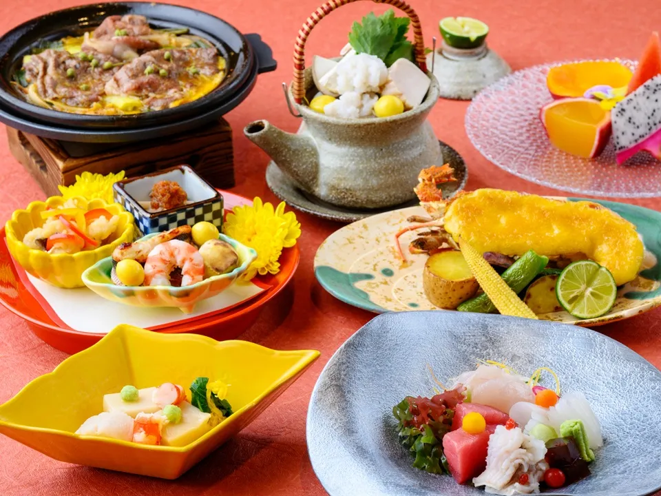 本格的会席料理全8品 2