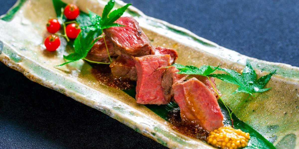 【個室確約 接待・会食プラン】和食フレンチ全9品【楓】＋飲み放題＋メッセージプレート★淀屋橋で堪能する和食フレンチと美酒で記憶に残るビジネス会食を★ 料理