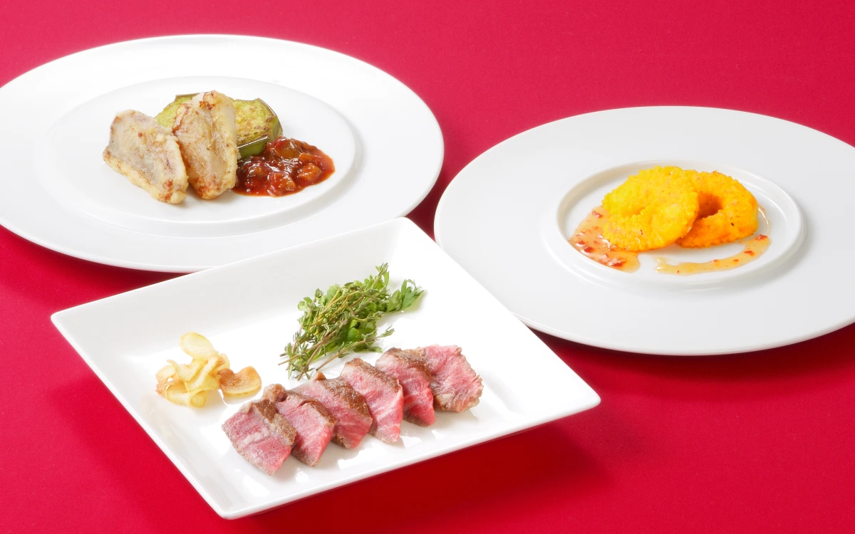 【月替わり】国産牛ランチコース（サーロイン）＋乾杯ドリンク＋メッセージプレート付き 2