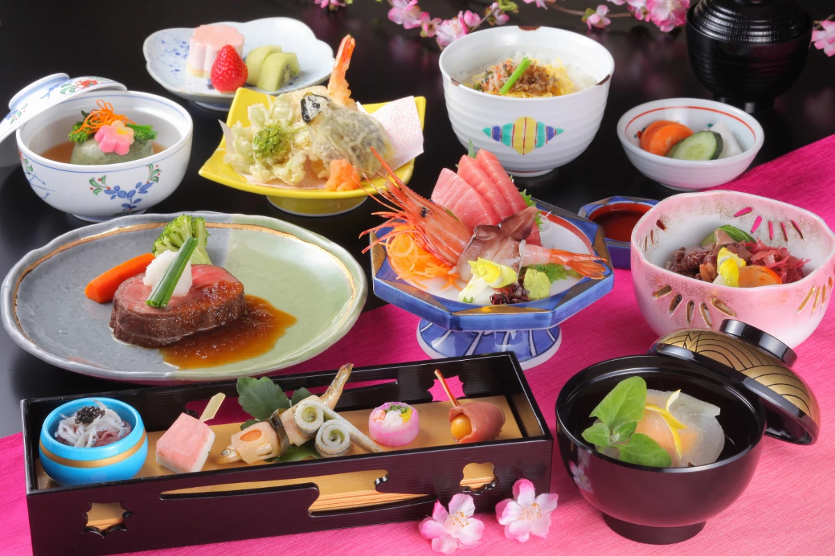 【個室料無料】東総豚のしゃぶしゃぶを含む全9品の極上和食会席 ★お子様お祝い膳1名分無料★ホテルグリーンタワー幕張で七五三をお祝い!の写真 4