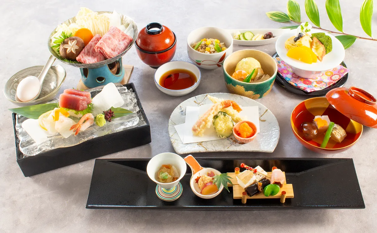 【個室確約×接待ディナープラン】華やかな8〜9品の会席コース★浜松の日本の趣を感じる日本料理専門店で信頼を築くための大切なお食事 料理