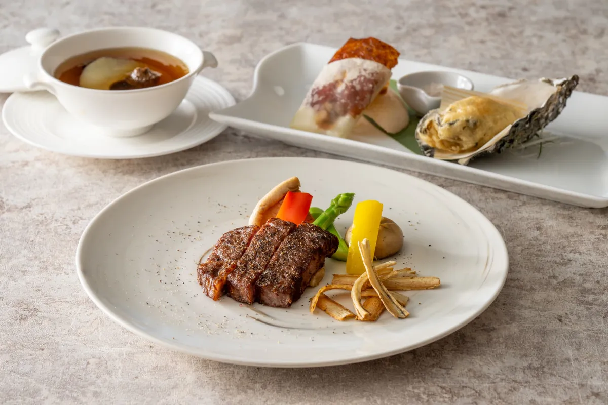 旬の食材を使用した中国料理コース