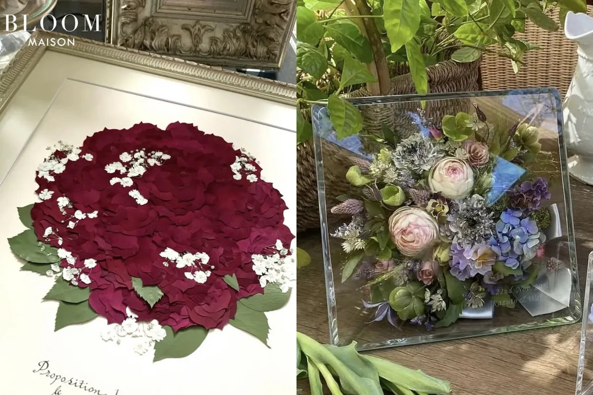 プロポーズの花束をアフターブーケにしたいです。