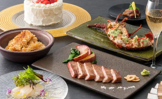 七五三プラン 葵－あおい－/ 豪華食材鉄板焼きなど全7品