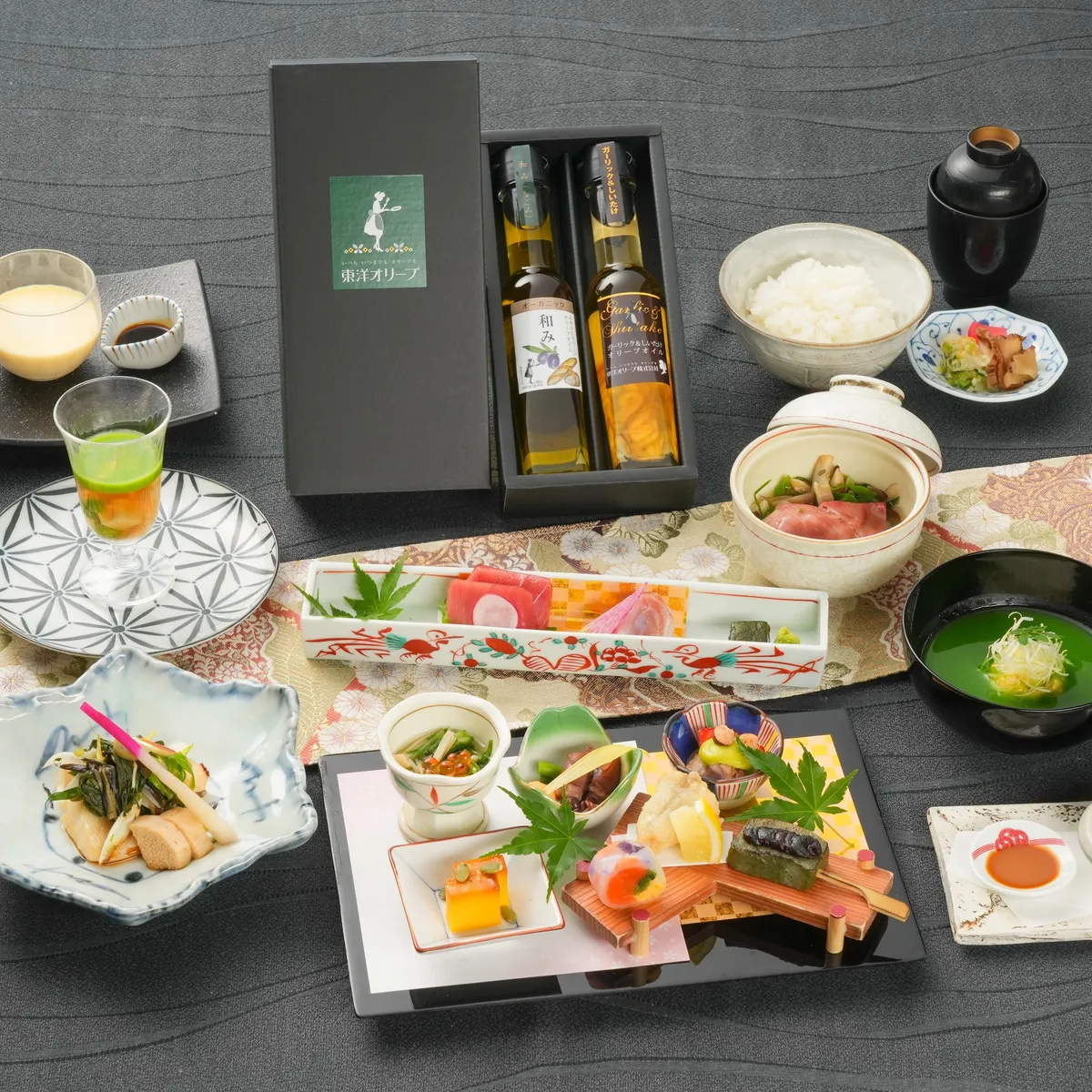贅沢食材を取り入れた懐石料理