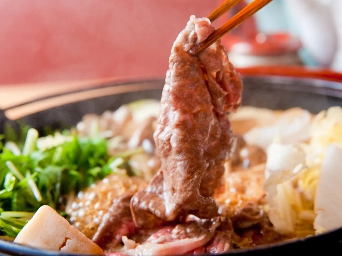 黒毛和牛A5すき焼きコース