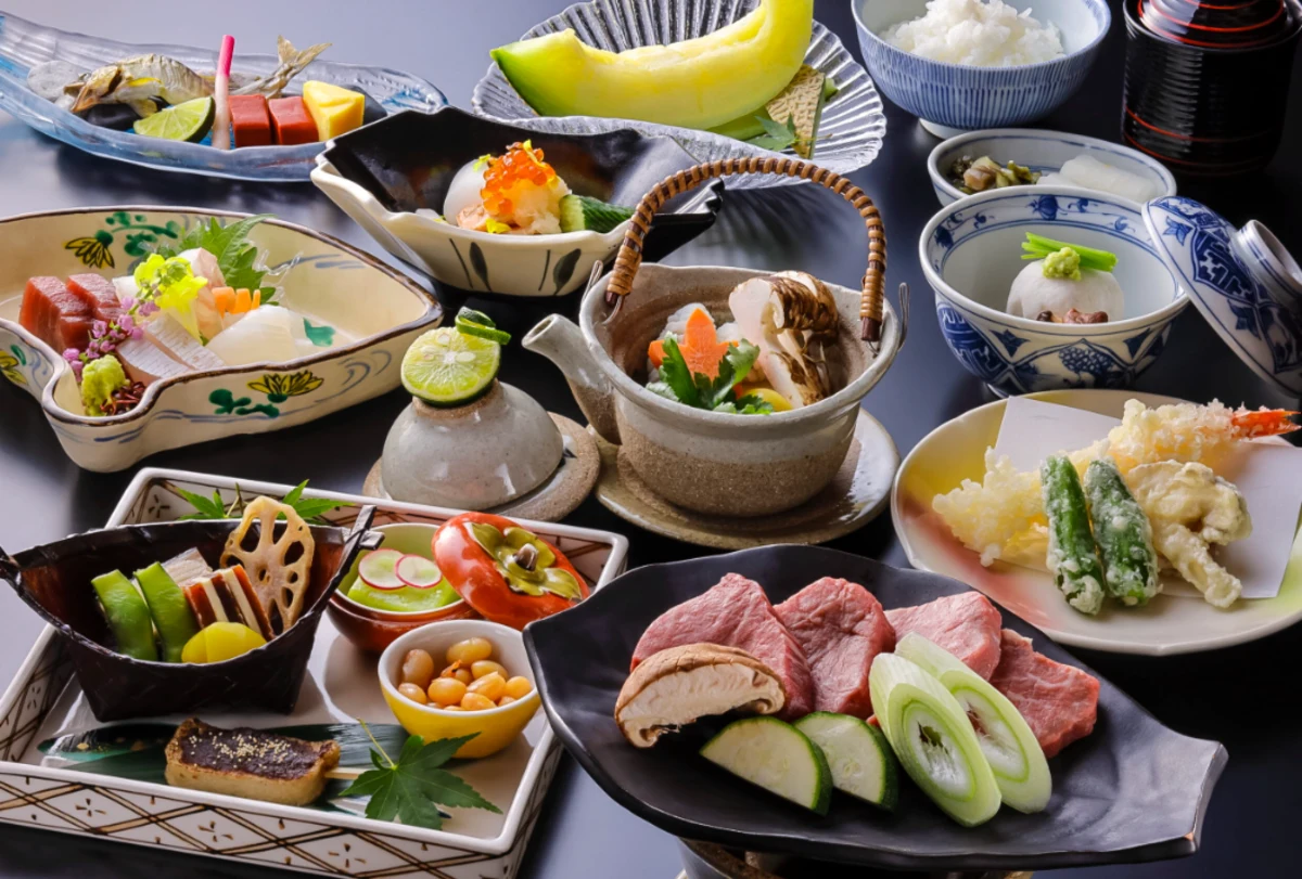 旬を楽しむ会席料理全9品