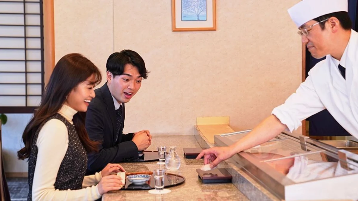 【ホテルの上質空間で叶えるアニバーサリーディナー】心華やぐ美食体験★新鮮な海の幸の江戸前握りを堪能〜寿司コース“琵琶”〜地上36階の上質空間★びわ湖大津プリンスホテルの写真 4