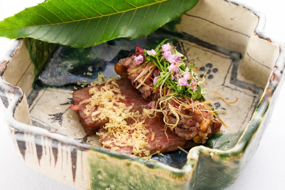 【個室確約！プロポーズプラン】季節を味わえる豪華全9品星のなる木総料理長特別懐石コース★ボトルシャンパン［ペリエ・ジュエ］＋メッセージ付き特製ケーキ★ 12
