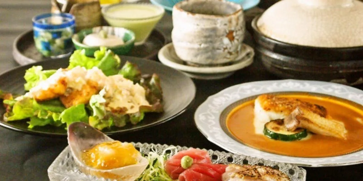 【個室確約アニバーサリーディナー】南青山でお酒をゆっくり愉しむ★肉×魚Wメイン+鰻と牛蒡の土鍋ご飯を堪能する全7品★2人だけの大切な時間にの写真 4