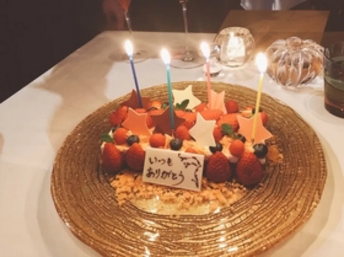 記念日ケーキ