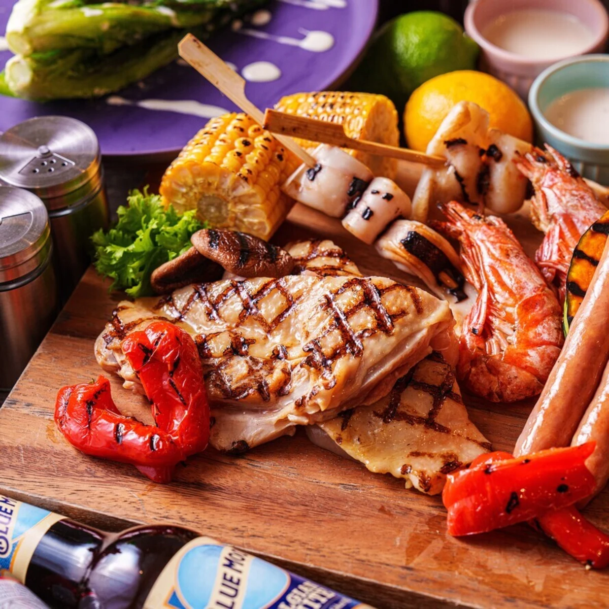 【アニバーサリーBBQプラン/平日】手ぶらで気軽にディナーBBQ×120分飲み放題×メッセージ付き肉プレート★誕生日や記念日を長崎の絶景マリーナでお祝いの写真 3