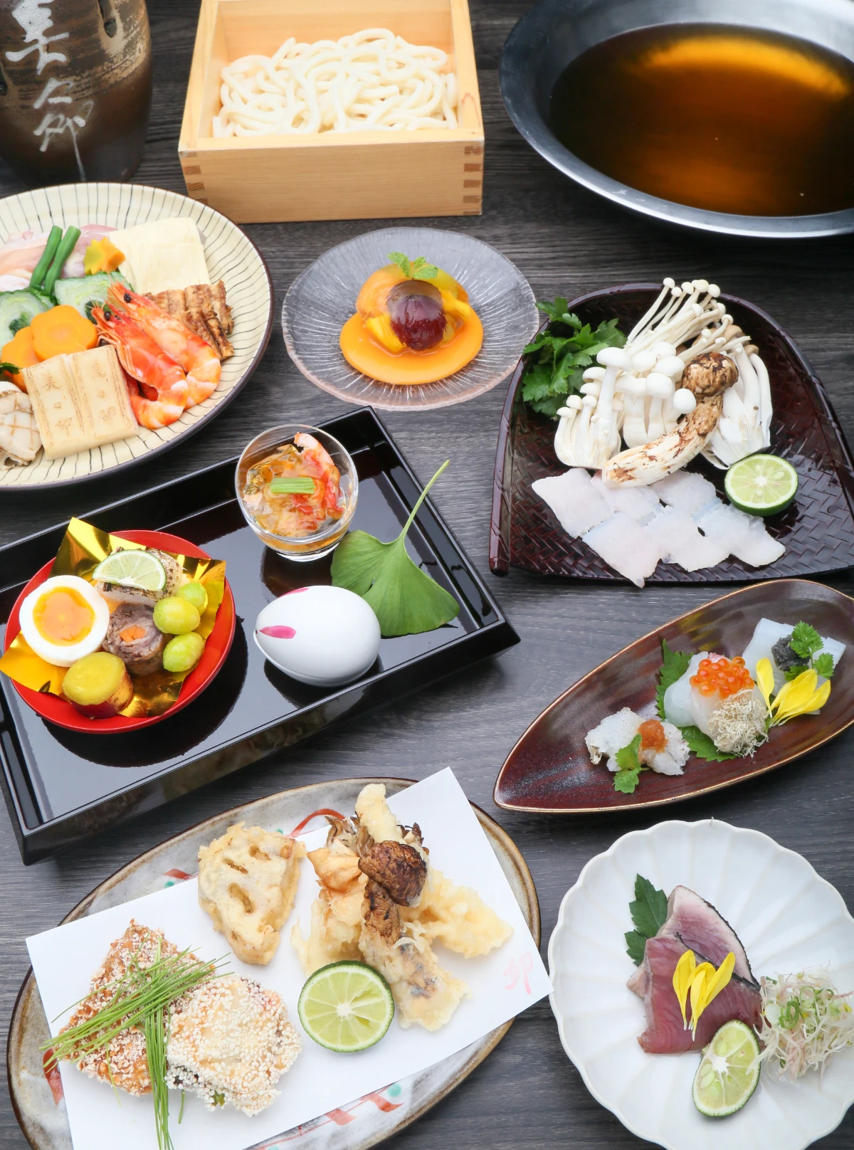 うどんすきコース