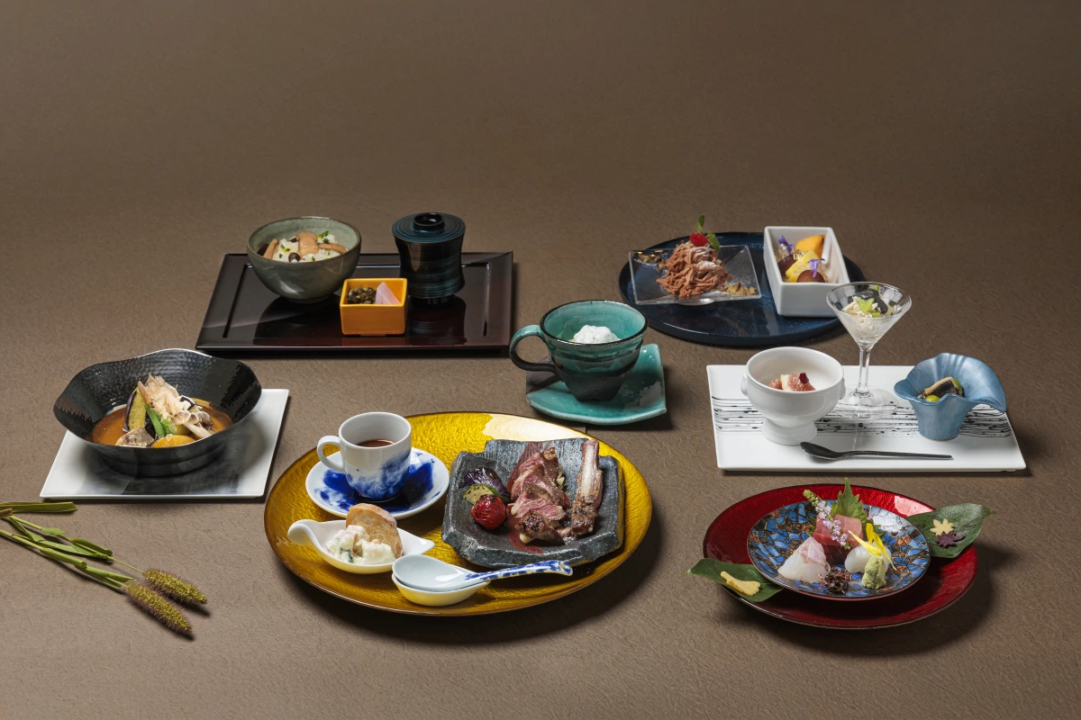 【高層階個室席確約 アニバーサリーランチ 5名様～10名様】蒼天が贈るAnniversaryPlan―IWAI Style―＋乾杯シャンパン＋記念日プレート付きスペシャルケーキ 1