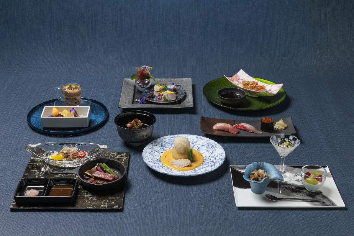 【高層階窓側席確約 アニバーサリーディナー】蒼天が贈るAnniversaryPlan―KOTOBUKI Style―＋乾杯シャンパン＋記念日プレート付きスペシャルケーキ 1