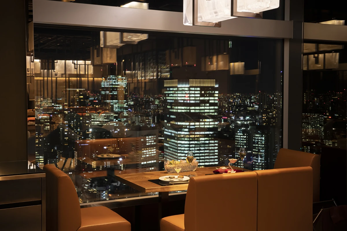 【高層階個室席確約 アニバーサリーディナー 5名様~10名様】蒼天が贈るAnniversaryPlan―IWAI Style―+乾杯シャンパン+記念日プレート付きスペシャルケーキの写真 5