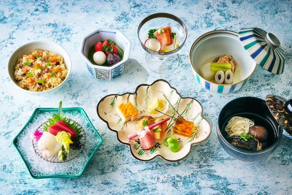 【土日祝限定★ホテルオークラ東京ベイのアニバーサリーランチ】季節の食材を使った月替わりの昼会席全7皿【京遊膳】+メッセージ入りチョコプレート&記念撮影の写真 3