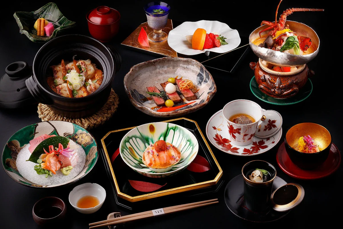 【お誕生日お祝いプラン】お誕生日用のお祝い懐石＋乾杯ドリンク＋メッセージ付きデザートプレート＋記念フォトサービス★ハイアットリージェンシー東京★1年に1度の特別なお祝い 料理