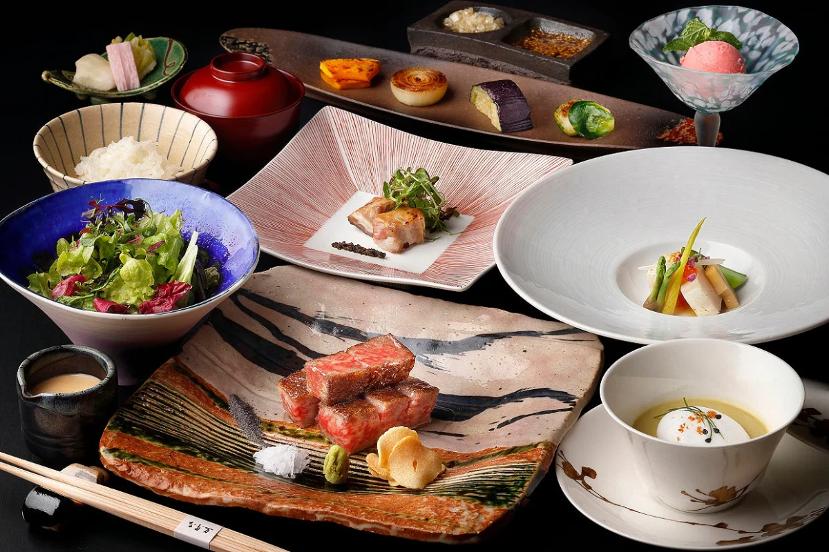 【4〜8名/個室確約×顔合わせ・結納ディナープラン】華やかなお祝い懐石＋乾杯ドリンク★ハイアットリージェンシー東京★家族の絆を深めるひととき 料理
