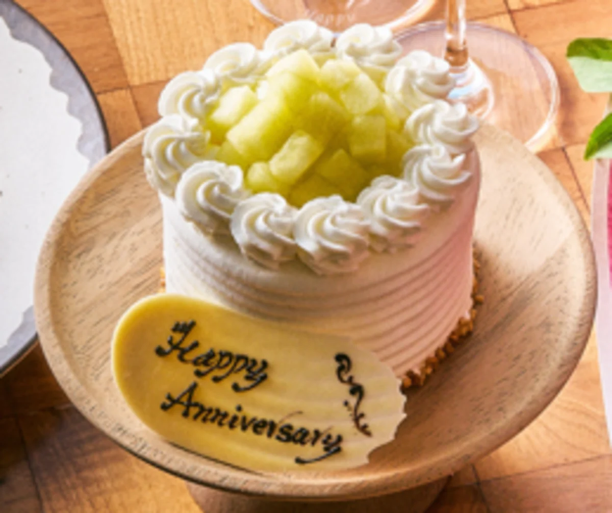 メッセージ付きショートケーキ