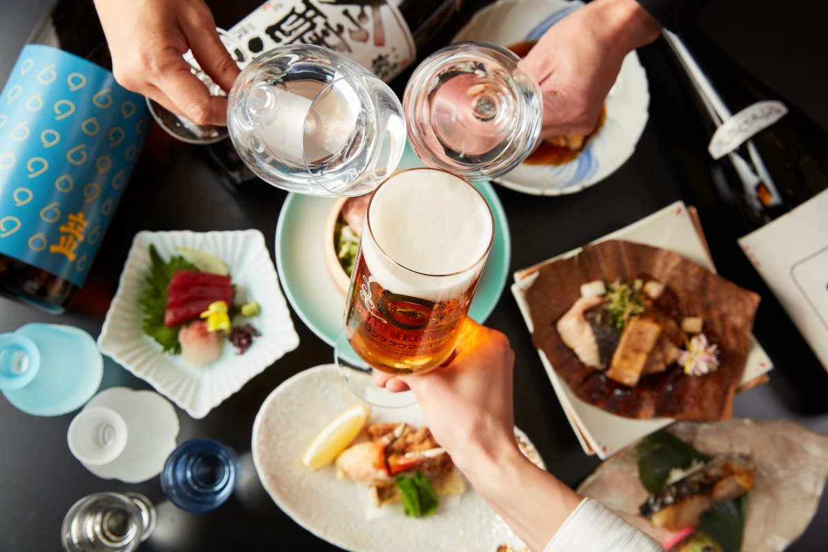 【最大30名様 / 個室確約★お祝いプラン】生ビール“キリンブラウマイスター”と厳選日本酒3銘柄“黒蜻蛉・立山・出羽桜”を含む2時間飲み放題付き★四季折々の厳選食材を使用した和コース〜美酒と絶品日本料理を楽しむ贅沢なひととき★レンブラントホテル海老名の写真 3