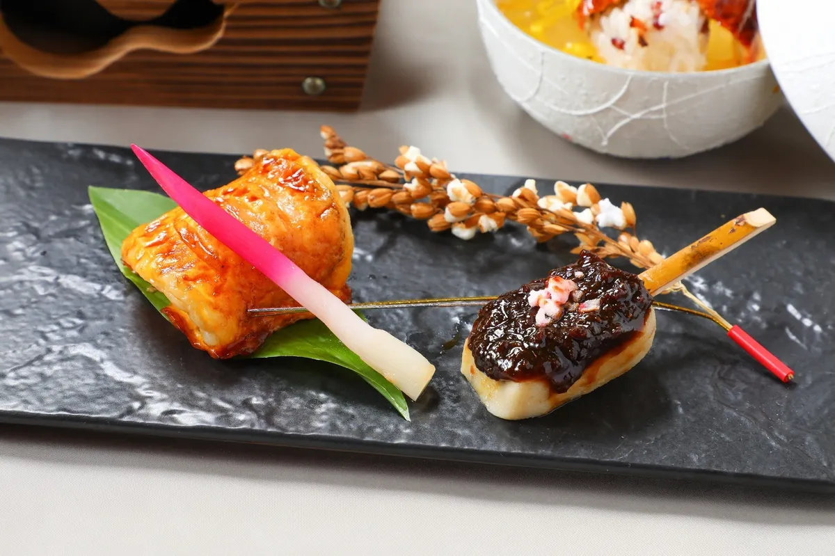 【4〜8名様 / 完全個室確約★お食い初めランチプラン】心安らぐ美食のひととき〜“紫陽花会席”＋乾杯ドリンク〜お食い初め膳の追加可能★小倉駅徒歩圏♪アートホテル小倉 ニュータガワ 料理