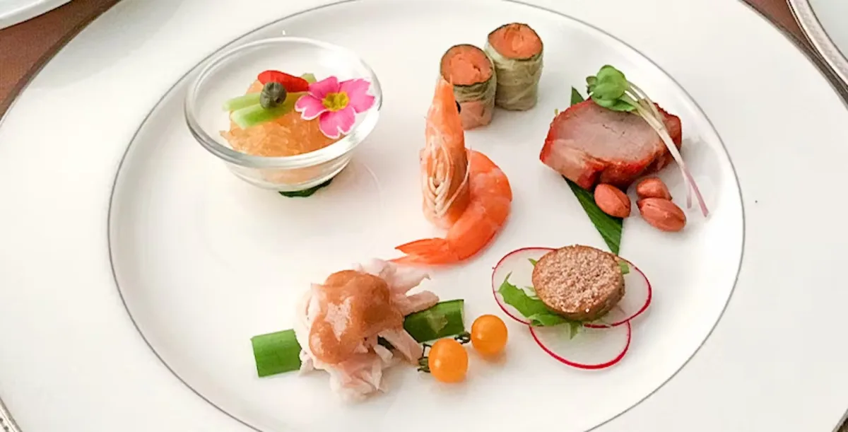 重慶飯店の中華コース