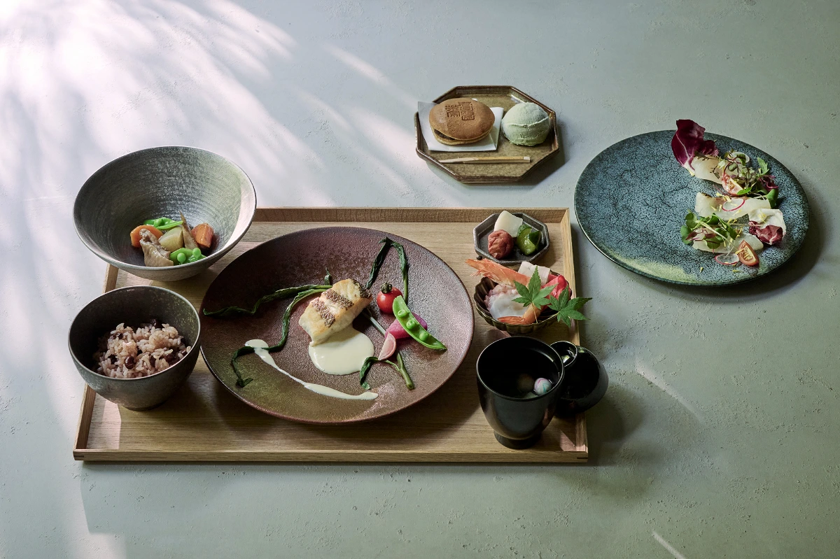 【個室確約 お食い初めプラン】九州の素材の恵みを活かしたフルコース+乾杯酒+お食い初め膳(有料)+歯固め石★アニバーサリープランナーのサポート★庭園での記念撮影付き★気品あふれるプライベート空間で健やかな成長を願う大切なお祝い★高宮駅徒歩5分の写真 5