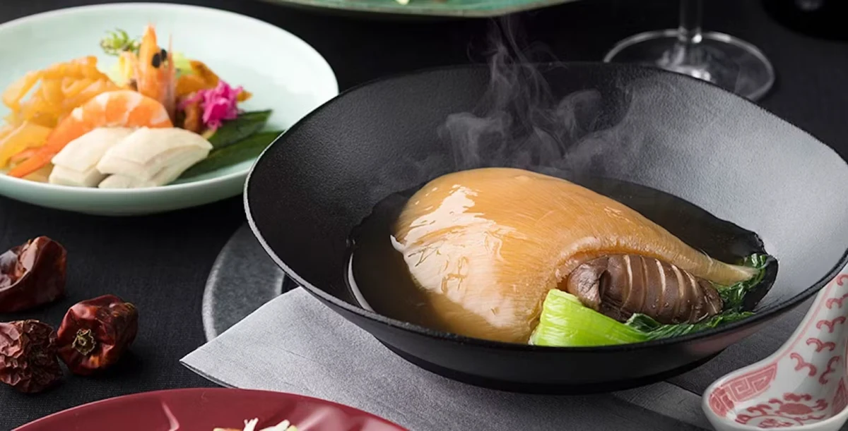 【4～18名様 個室確約 結納・顔合わせプラン】本格中華料理とふかひれスープが堪能できる含む全8品コース＋食後のコーヒー＋サプライズデザート1組2枚付き★大江戸線A1出口徒歩1分☆両国のホテルで本格中華を満喫 1
