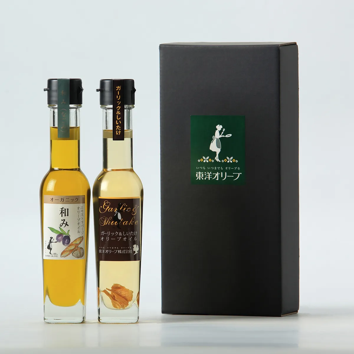 小豆島・東洋オリーブ｜オリーブオイル２本セット（包装済）
