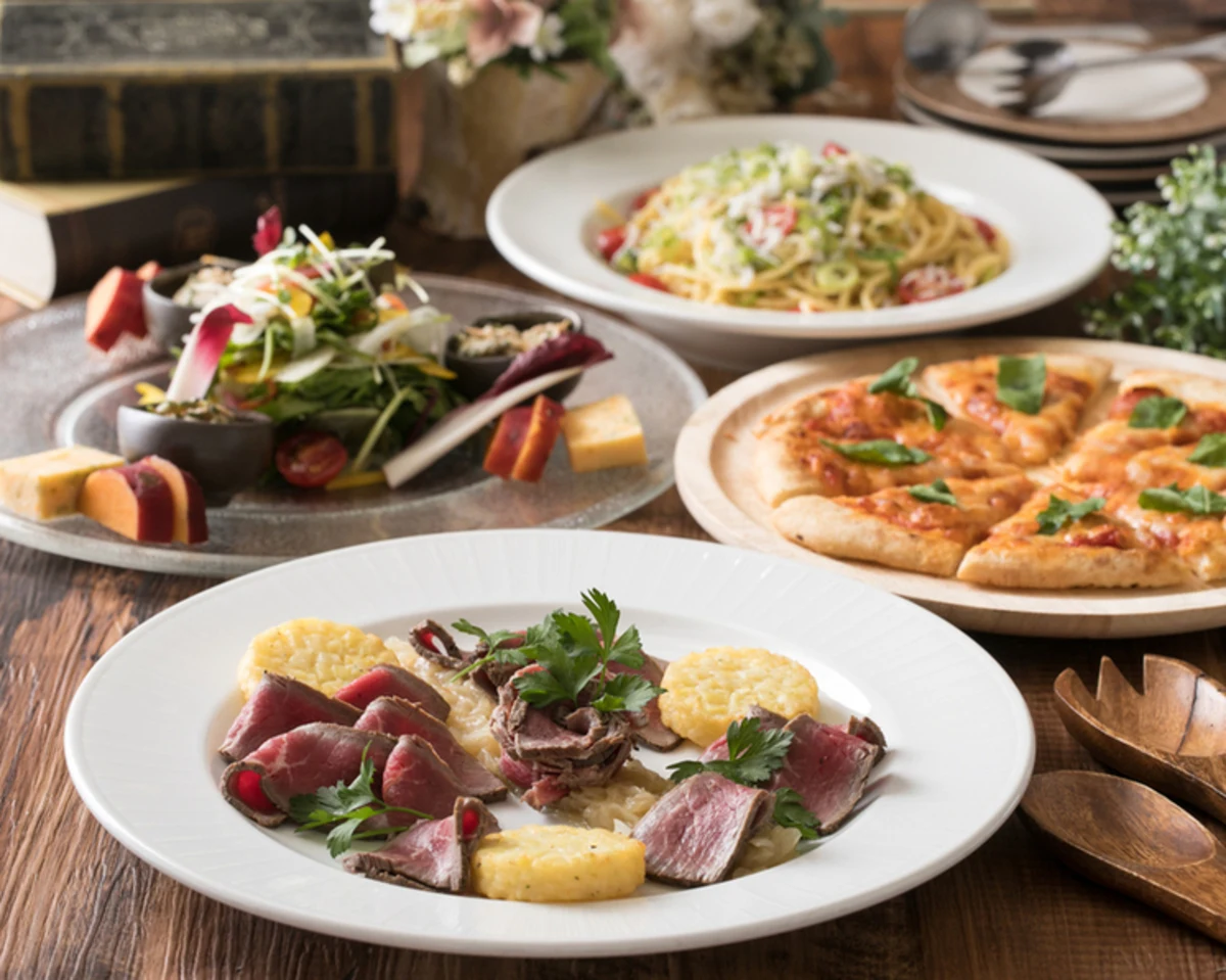 旬の食材を使用したイタリアン全6品コース＋フリードリンク 2
