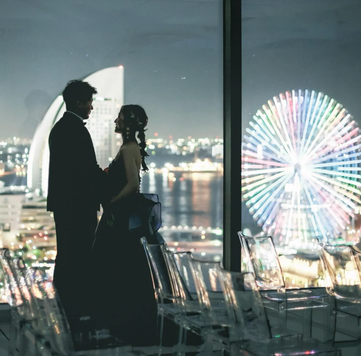 煌めく夜景と貸切チャペルで叶える夢のプロポーズ | 【チャペル貸切★プロポーズディナー】横浜みなとみらい夜景×Wメインフレンチ全6品＋乾杯スパークリングワイン＋花束・写真撮影付き★キャンドルに包まれて永遠の誓いを
