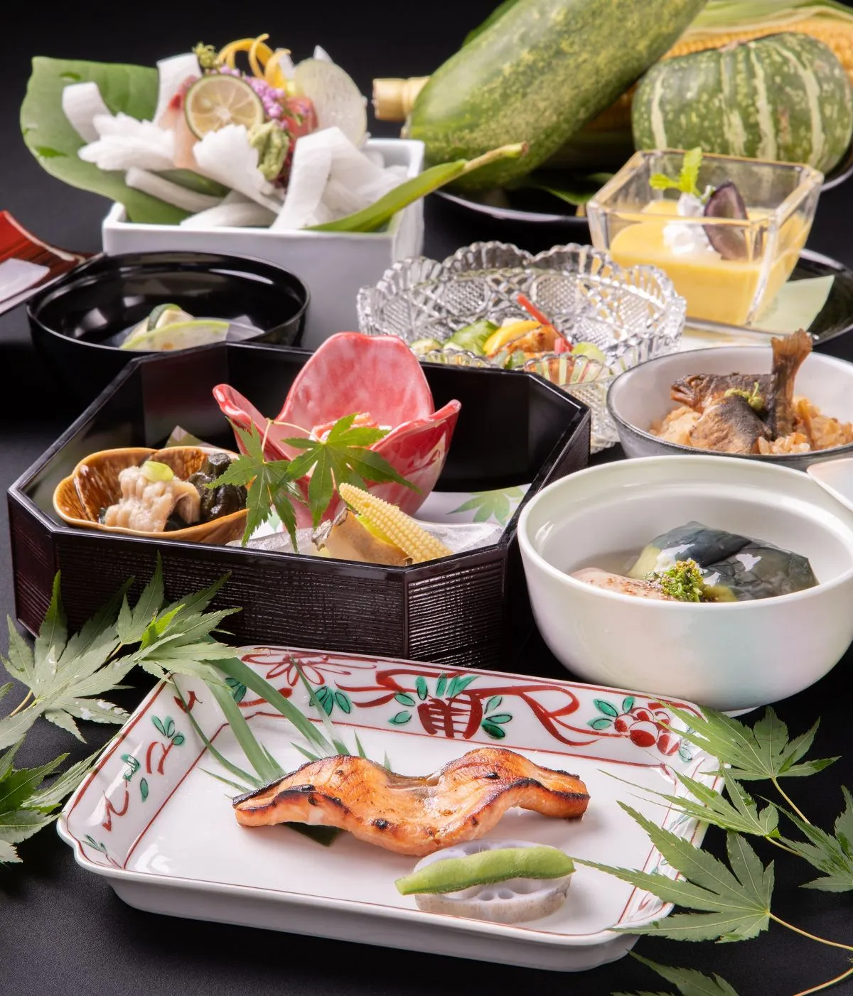 全８品の会席料理